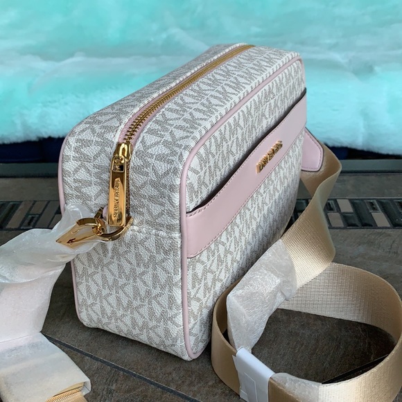 MICHAEL KORS KENLY LG POCKET XBODY POWDER BLSH MLT - Picture 7 of 16